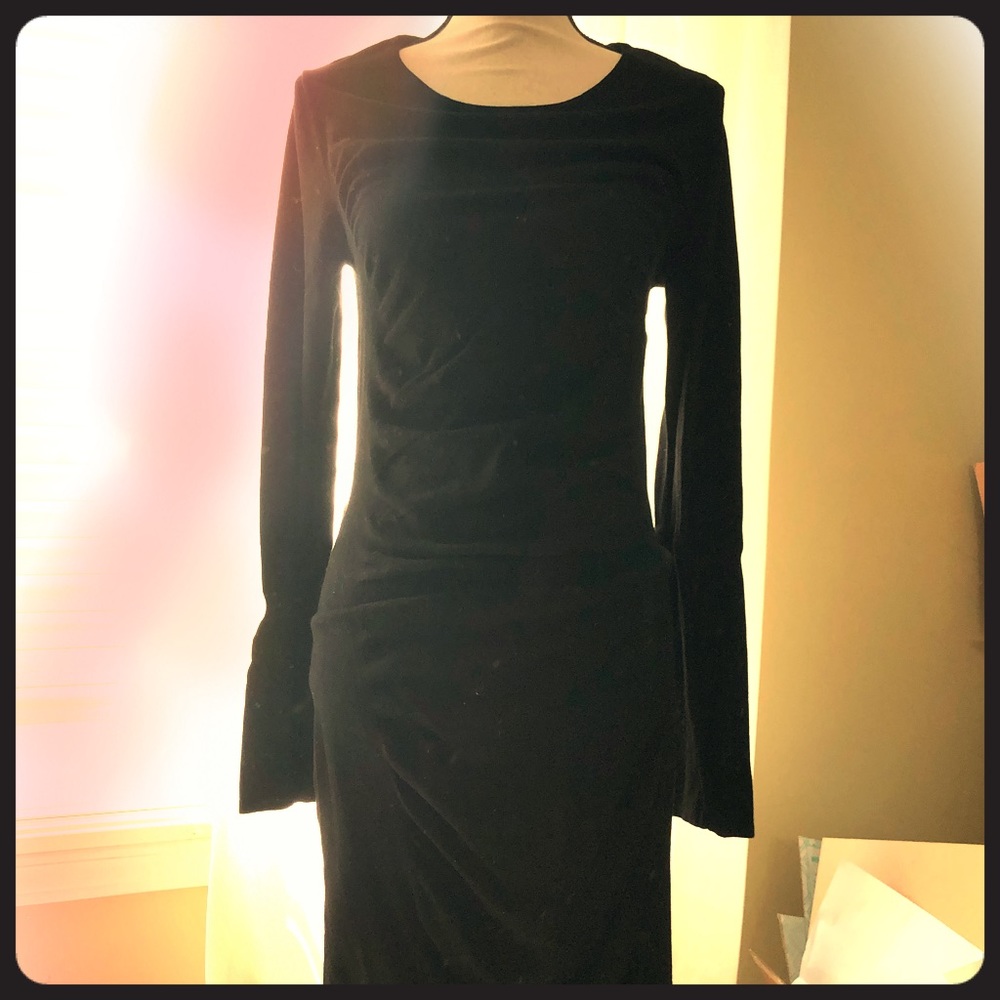 Long sleeve mini dress